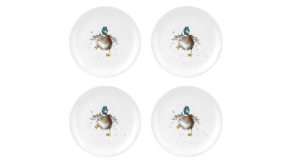 Набор тарелок закусочных Royal Worcester Забавная фауна Утка 20см 4шт 1