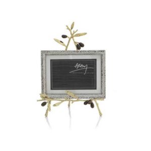 Рамка для фото на подставке Michael Aram Золотая оливковая ветвь 13х18см 1
