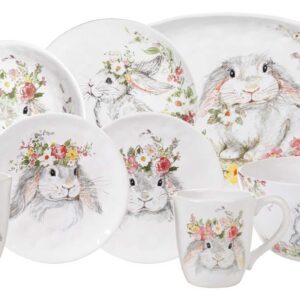 Сервиз чайно-столовый Certified Милый кролик на 4 персоны 18 предметов 1
