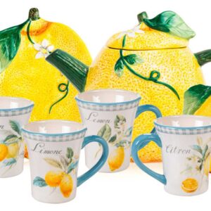 Сервиз чайный Certified Лимоны на 4 персоны 7 предметов 1