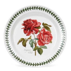 Тарелка десертная Portmeirion Ботанический сад Розы Ароматное облако,красная роза 18см 1