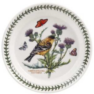 Тарелка пирожковая Portmeirion Ботанический сад Птицы Щегол 15см 1