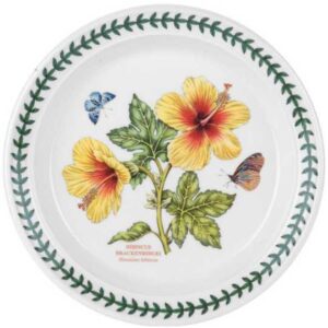 Тарелка закусочная Portmeirion Ботанический сад Экзотические цветы Гибискус 20см 1