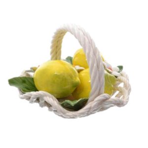 Корзина декоративная Orgia с лимонами 20 см GLPM 46637 2