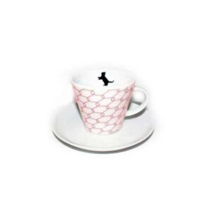Чашка с блюдцем Thun Том Кошка с клубком розовый 260 млx174 мм 2