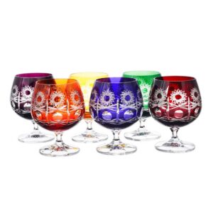 Набор бокалов для бренди R-G Цветной Хрусталь 250 мл2