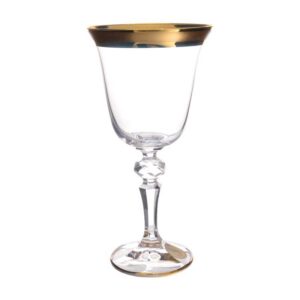 Набор бокалов для вина Богемия А-М Кристина Матовая полоса180 мл 2