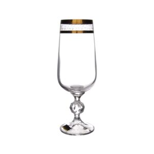 Набор бокалов для вина Crystalite Bohemia Sterna Klaudie Золотая ветка 280 мл GLPM 57343 2