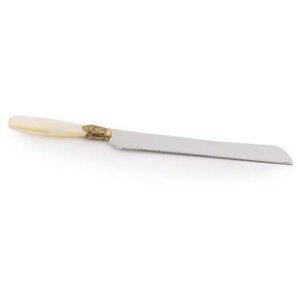 Нож для хлеба Domus Ischia Antique Gold Shampagne Steel 2