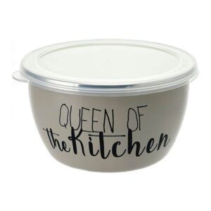 Миска Metrot Queen of Kitchen без ручек с пластиковой крышкой 1,1л 2