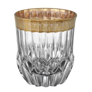 Набор стаканов Art Design Адажио Королевская лента золотой 350 мл 2