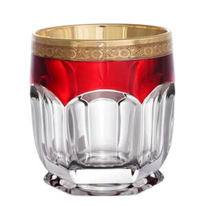Набор стаканов Кристалайт Богемия Сафари Красные 250 мл 2