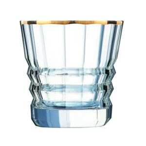Набор стаканов низких Cristal d’Arques Architecte Gold 320 мл 2