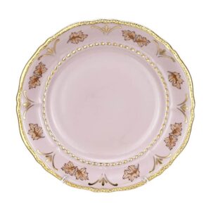 Набор тарелок Леандер Соната: Дубовый Лист розовый 17см 2