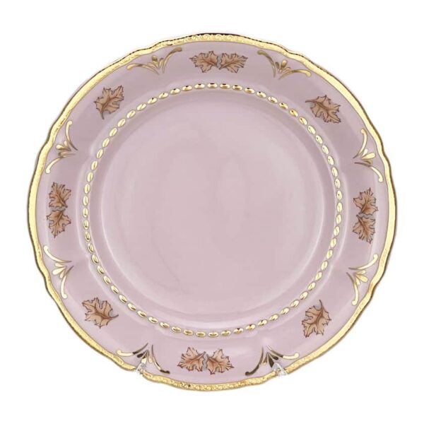 Набор тарелок Леандер Соната: Дубовый Лист розовый 19см 2