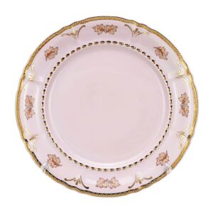 Набор тарелок Леандер Соната: Дубовый Лист розовый 21см 2