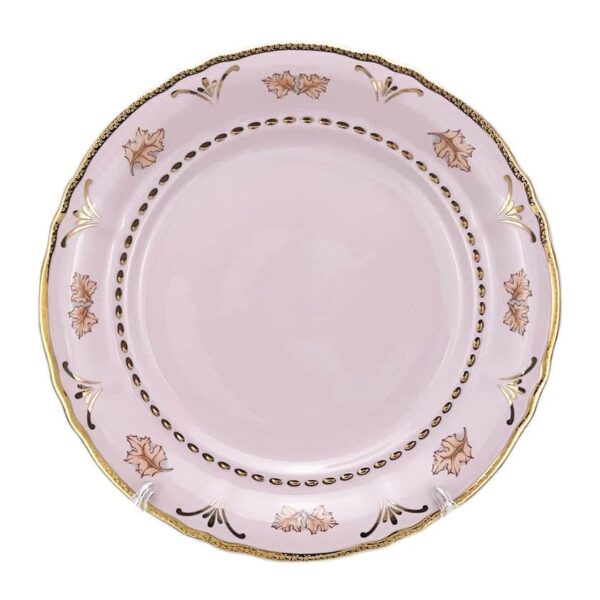 Набор тарелок Леандер Соната: Дубовый Лист розовый 25 см 2