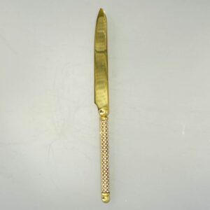 Нож сервировочный Claret золотой 2