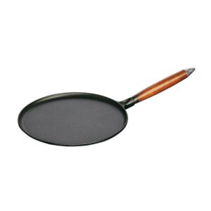 Сковорода для блинов Staub черная с деревянной ручкой, 28 см 2