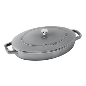 Сковорода овальная Staub Specials 33см серый графит 2