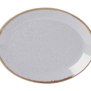 Блюдо овальное Porland Seasons Grey 24х19 см серый 2