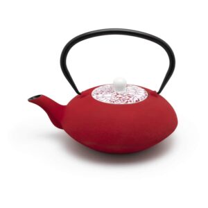 Чайник заварочный Bredemeijer Yantai 1,2 л с фильтром совой крышкой красный 2