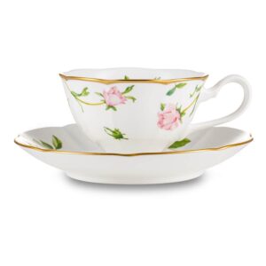 Чашка чайная с блюдцем Narumi Цветущая Роза 230 мл 2