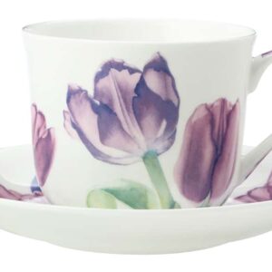 Чашка с блюдцем Maxwell Williams Тюльпаны 0,48 л 2