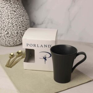 Кружка Porland Seasons 340 мл черная подарочная упаковка 2