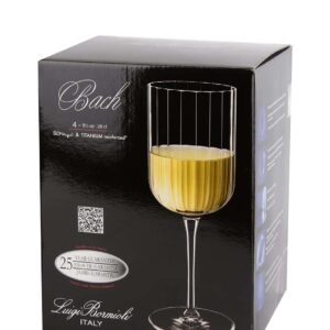 Набор бокалов для белого вина Luigi Bormioli Bach 280 мл хрустальное стекло 4 шт 2