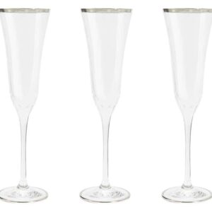 Набор бокалов для шампанского Same Сабина платина 0,175 л 6 шт 2