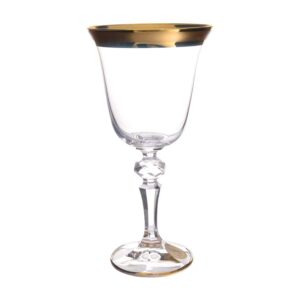 Набор бокалов для вина Богемия Кристина Матовая полоса А-М 220 мл 2