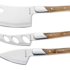 Набор ножей для сыра Legnoart Reggio ручки из светлого дерева 3 пр японская 2