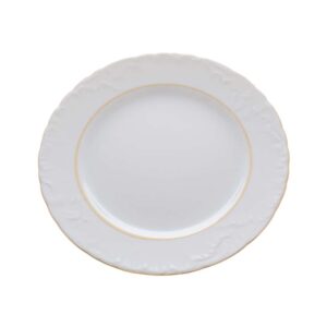 Набор плоских тарелок 25 см Repast Rococo с зол полос 2