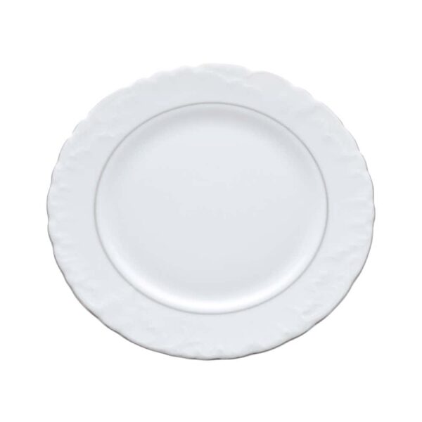 Набор плоских тарелок Repast Rococo с платин полос 25 см 2