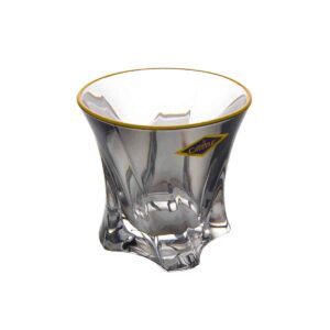 Набор стаканов для виски Aurum Crystal Cooper 320 мл серебро с зол 2