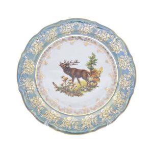 Набор тарелок Repast Охота зеленая Мария-тереза 21 см 2
