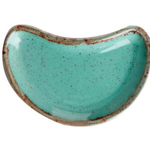 Соусник-полумесяц Porland Seasons Turquoise 7х11 см бирюзовый 2