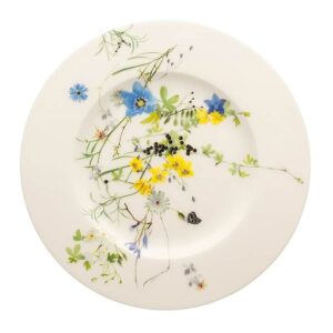 Тарелка десертная с бортом Rosenthal Альпийские цветы 19 см 2