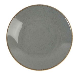 Тарелка глубокая Porland Dark Grey Seasons 26 см безбортовая темно-серый 2