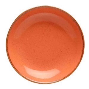 Тарелка глубокая Porland Seasons Orange 21 см безбортовая оранжевый 2