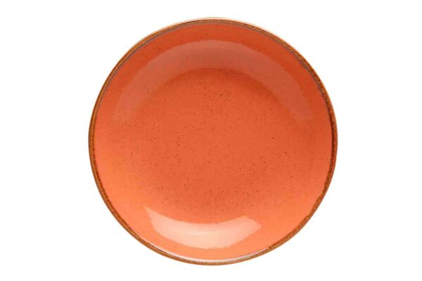 Тарелка глубокая Porland Seasons Orange 21 см безбортовая оранжевый 2
