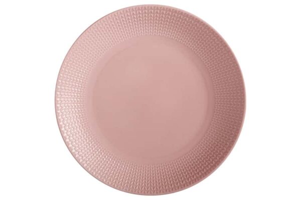 Тарелка обеденная Casa Domani Corallo розовая 27 см 2