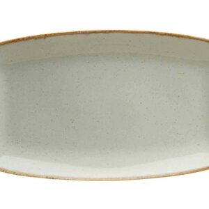 Тарелка прямоугольная Porland Seasons Grey 31x18 см серый 2