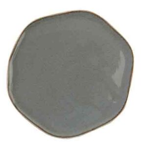 Тарелка с волнообразным краем Porland Dark Grey Seasons 27 см темно-серый 2