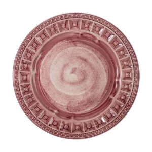 Тарелка закусочная Matceramica Augusta розовая 22 см 2