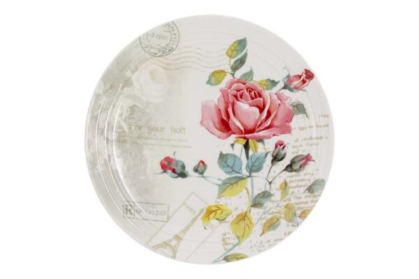 Тарелка закусочная Розы Парижа 21 см 2