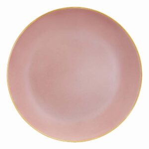 Набор тарелок Porcel Coupe Passion Gold розовый 21 см 6 шт 2