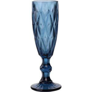Бокал-флюте для шампанского Glassware 140 мл синий 2