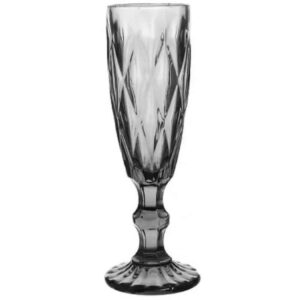Бокал-флюте для шампанского Glassware 140 мл серый 2